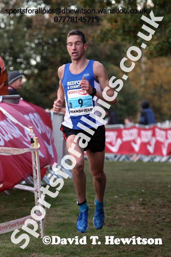 Senior men, 2016 National Cross Country Relays, Berry Hill Park, Mansfield. Photo: David T. Hewitson/Sports for All Pics
